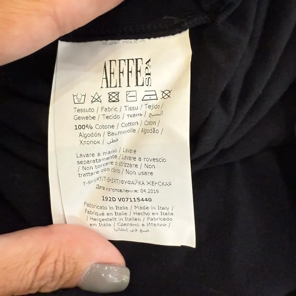 LIKE NEW MOSCHINO Teddy dollar logo T-shirt Size Medium - Picture 4 of 5